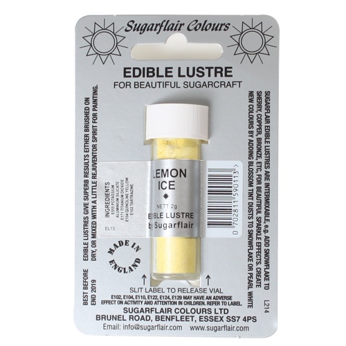 

Sugarflair Edible Lustre Dust - Lemon Ice