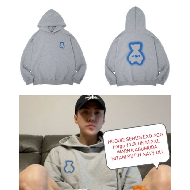 HOODIE SEHUN EXO AQO LIVE