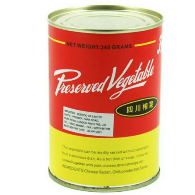 

CHACHOI SZECHUEN PRESERVED VEGETABLE WHITE RABBIT 340 GRAM