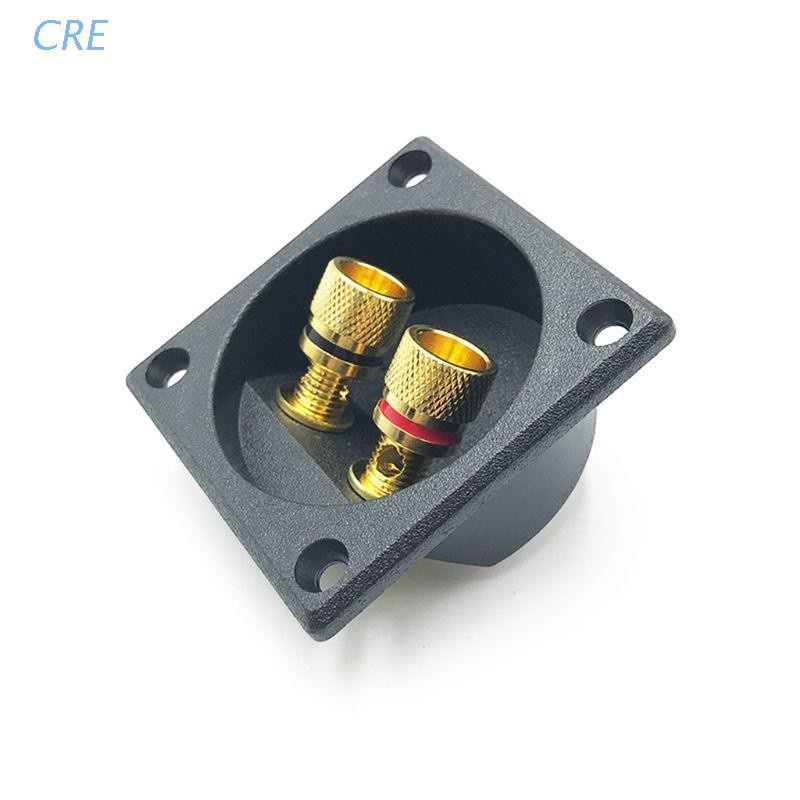 Cre Cup Terminal Binding Post Speaker Subwoofer Stereo 2 Arah Diy Untuk Rumah / Mobil