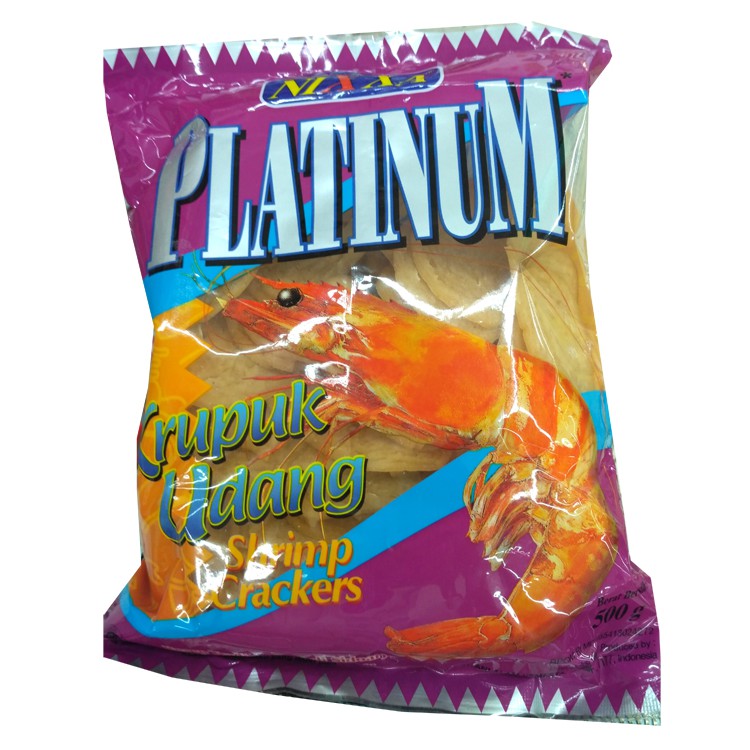 Krupukku Nixxa Platinum 500gr Kerupuk Kerupuk Udang Shrimp Crackers Krupuk Ku Nixka Platinum Shrimps