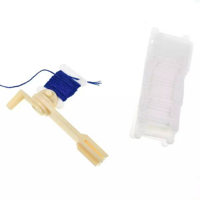Penggulung benang plastik bobbin/Plastik string winder+ 30pcs plastik bobbin