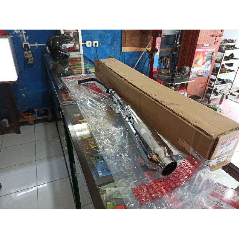 MUFFLER EXHAUST KNALPOT SUZUKI SMASH 2005 2006 ORI FEDERAL FP-14305-SMA-2110