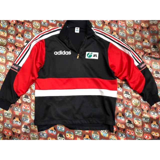 VINTAGE ADIDAS / Adidas 90/80’s HalfZip Long Track top dengan 3 warna/ TrackTop material