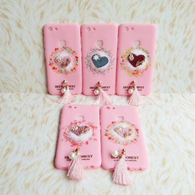 Case Love Timbul For Vivo V7