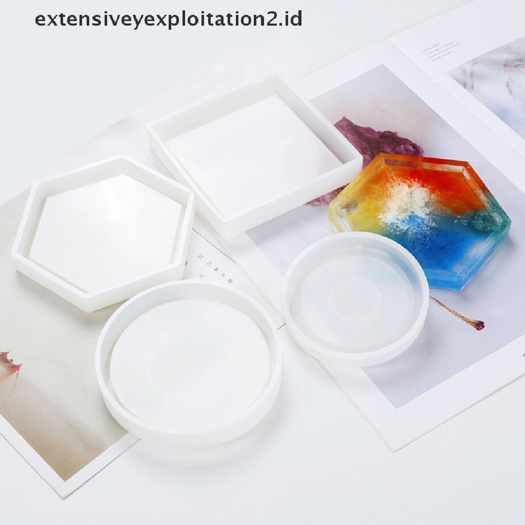 (Hotter) Coaster Pad Tatakan Gelas Resin Silikon Untuk Membuat Perhiasan Kerajinan Tangan