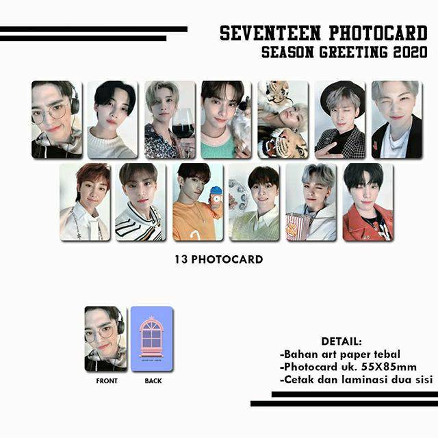 SEVENTEEN SEASON GREETING 2020 PHOTOCARD