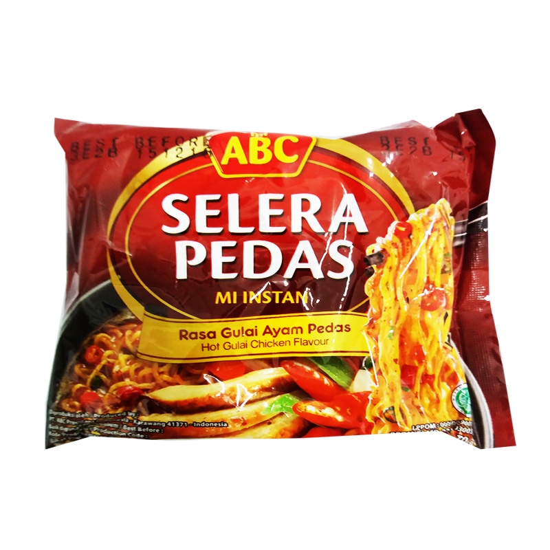 

Abc Mie Cup Selera Gulai Ayam Pedas 60Gr