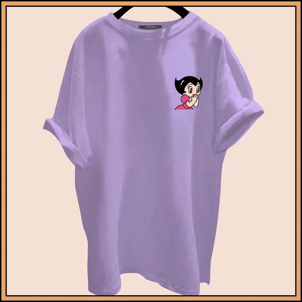 CALVIERO SHOP - BAJU KAOS ATASAN WANITA PRINT ASTRO GIRLS CUTE GALAXY PRINT