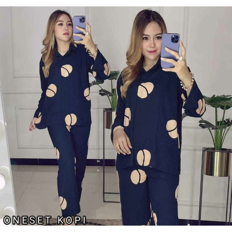 BELLE ONE SET / SETELAN RAYON DAILY ONE SET BAJU SETELAN WANITA KEKINIAN