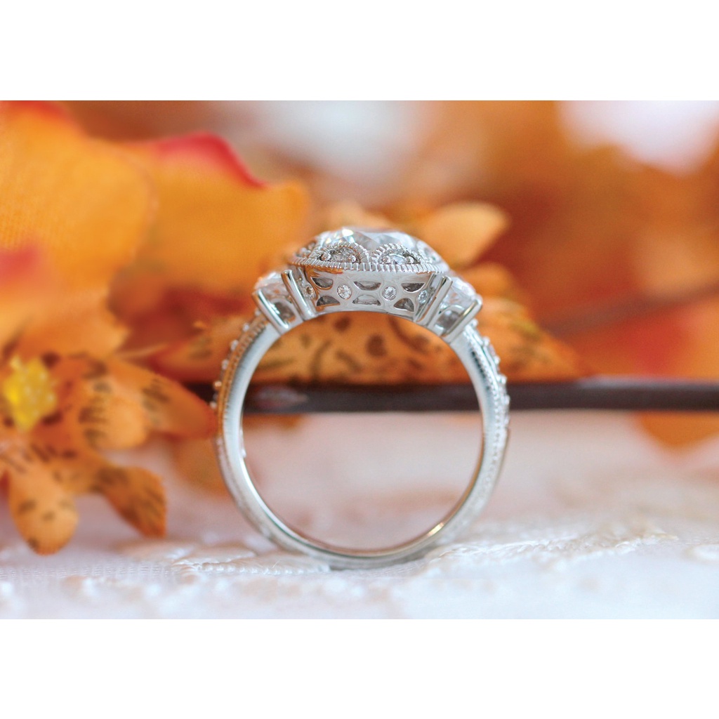 Cincin Sterling Silver 925 Model Bulan Sabit Untuk Wanita Ccb35