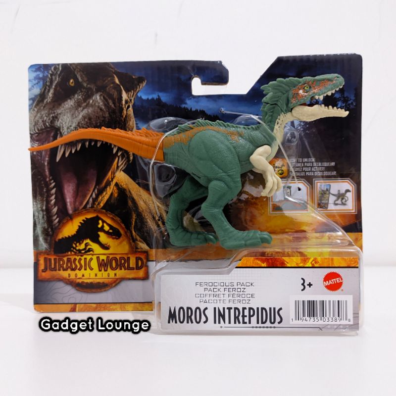 Mattel Jurassic World Dominion Ferocious Pack Dinosaurus Figure : Moros Intrepidus