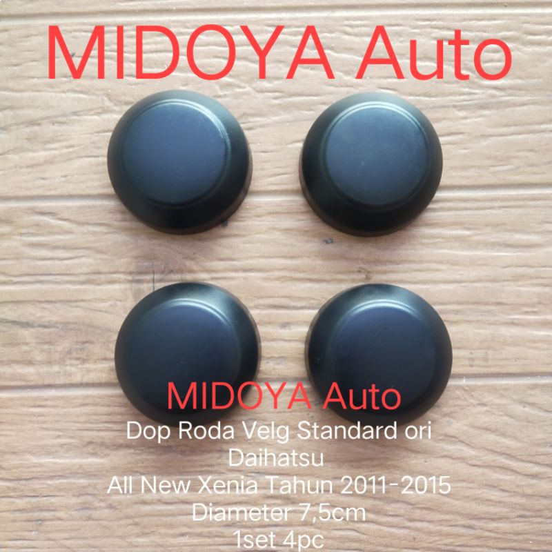 Dop Roda Velg Standard Daihatsu All New Xenia Tahun 2011-2015 ori 1set 4pc