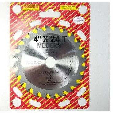 Mata Gerinda Potong Kayu 4" 24T Mata Potong Kayu -MODERN