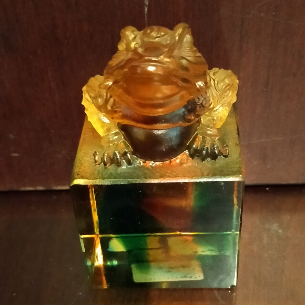 

China Glass Art Liu Li Stempel Kodok LC017