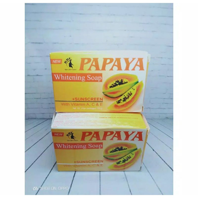 Sabun Pepaya - Asli RDL PAPAYA Brightening soap