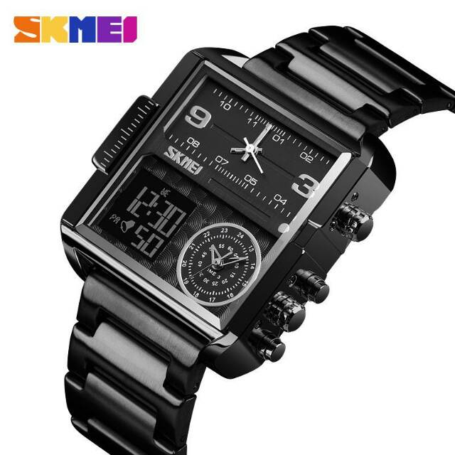 Jam pria SKMEI 1584 triple time original tahan air