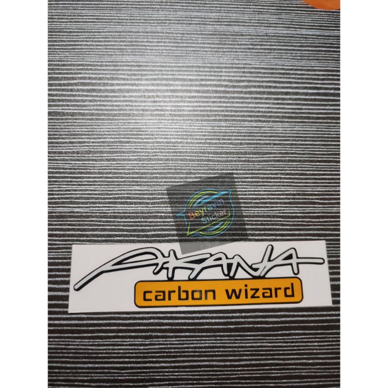 Sticker akana carbon wizard cutting