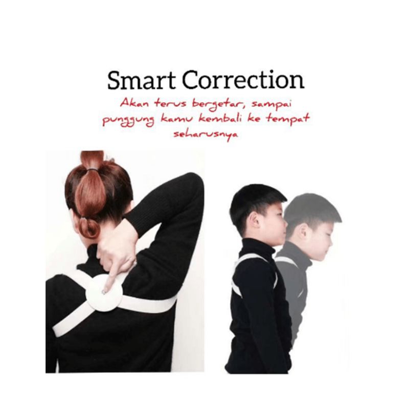 Smart Back Corrector Penyangga Punggung- Penyangga Punggung Elektrik, Smart back corrector agar tidak bongkok untuk berat 25-95 kg