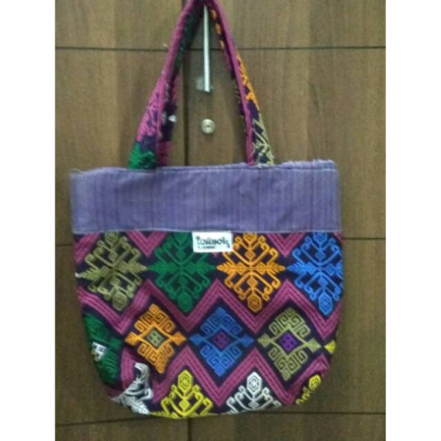 Tas etnik fashion khas lombok preloved second murah