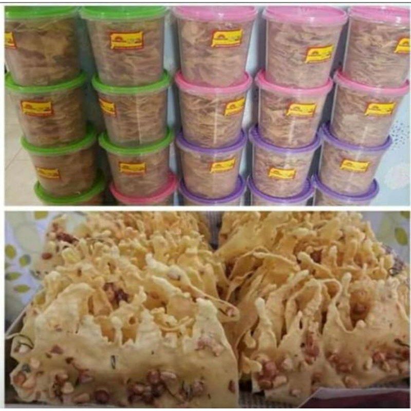

Peyek kacang/Rebon