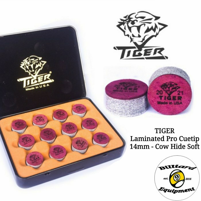 Master Tip Billiard Tiger Cue Tip Mastertip Billiar