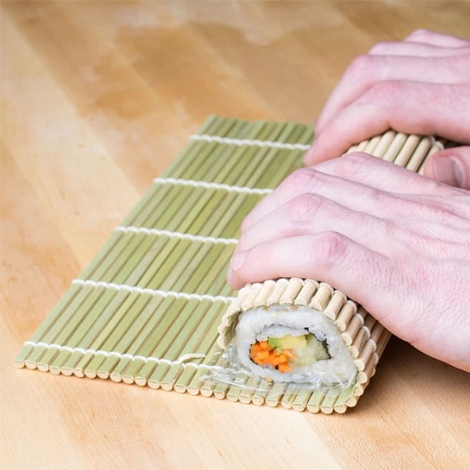 Bamboo Sushi Mat Roller - Tikar Penggulung Sushi - Sushi Roller