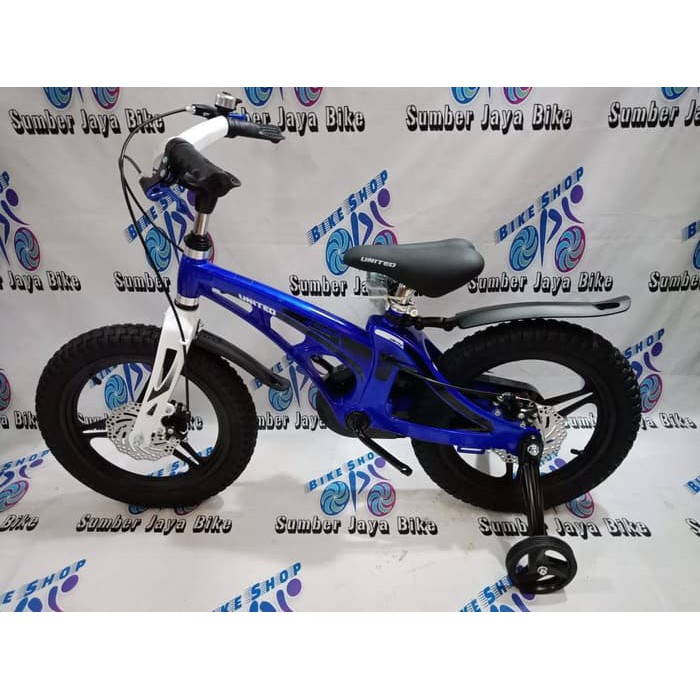 sepeda anak bmx 16 united aero magnesium velg racing