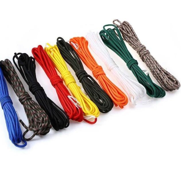 

♦ Tali tambang / tali pengikat / Tali Paracord 7 Core 31 Meter - Hitam ✴