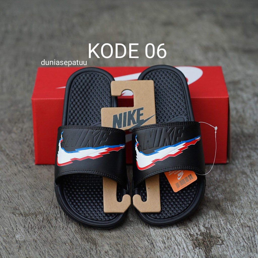 SANDAL Pria Nike Benassi Sendal Slop Grade ORI-7