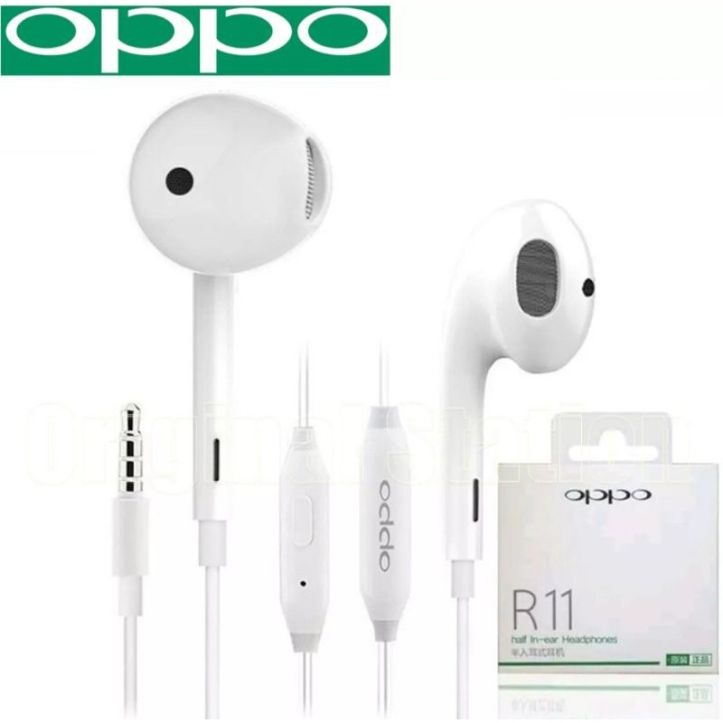 HEADSET EARPHONE OPPO ORIGINAL SUPER BASS