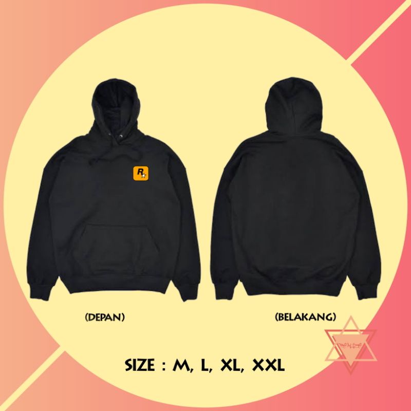 HOODIE ROCKSTAR GAMES LOGO R