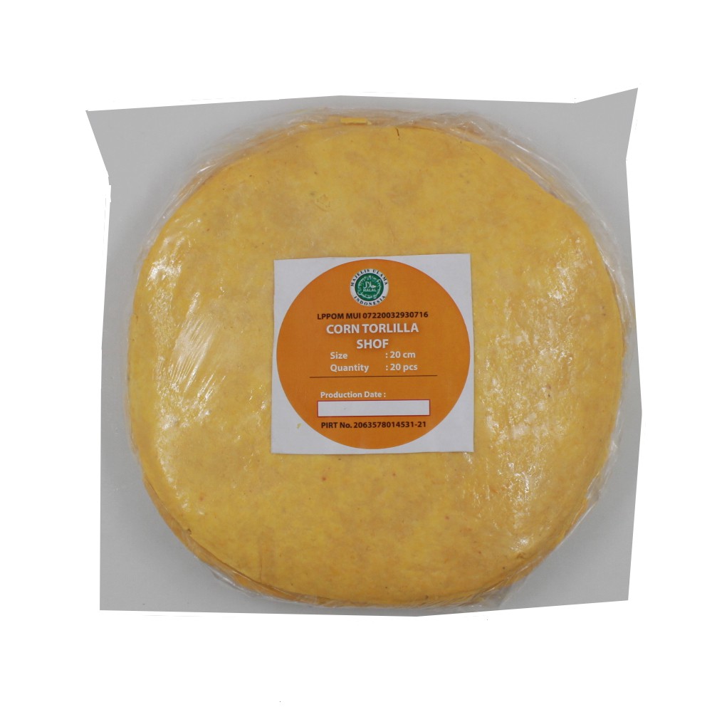 

Kulit Tortilla Jagung 20cm Isi 20 Lembar