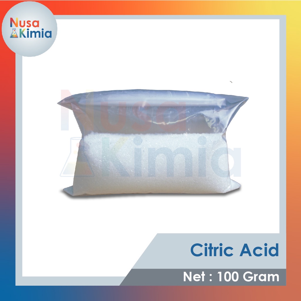 Citric Food Grade 100 GRAM - Asam Sitrat - Citrun - Sitrun Pembersih
