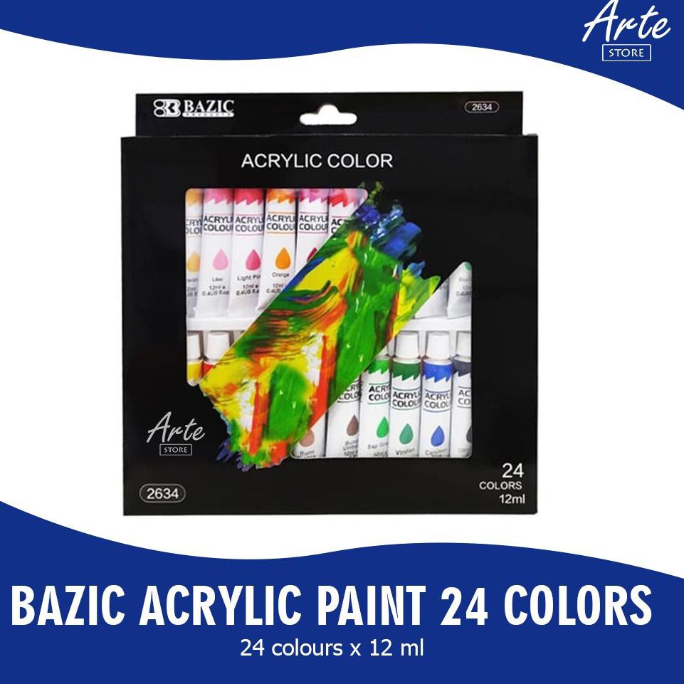 

[ART. 85156] Cat Akrilik - BAZIC Acrylic Set 24 Warna