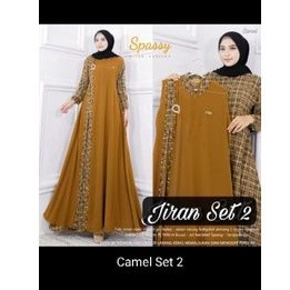 Jiran set Ori spassy warna Camel