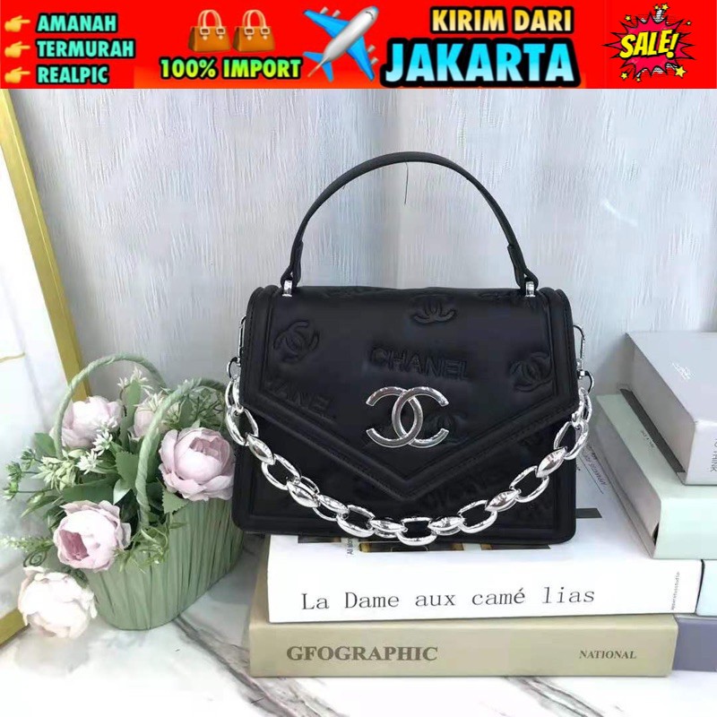 TI 3069 - TAS HANDBAG WANITA IMPORT  BRANDED MURAH  WANITA MURAH - D