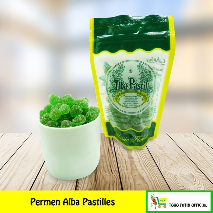 

Permen Alba Pastilles mengandung Kayu putih / eucalyptus