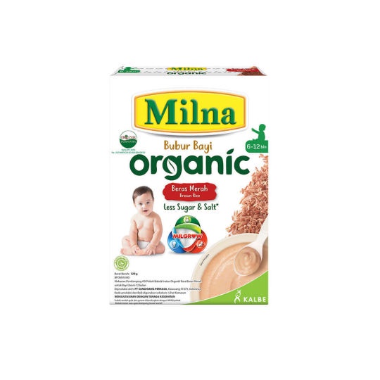 Milna Bubur Bayi Organic 120gr - Pendamping ASI