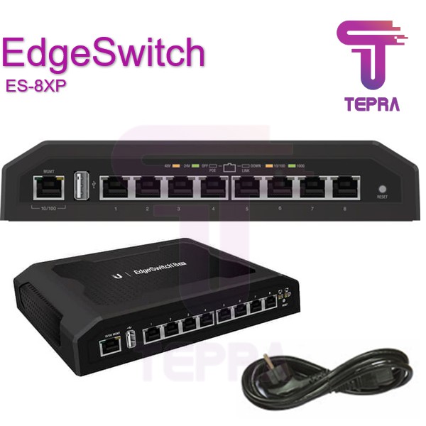 Ubiquiti ES-8XP Edge Switch Managed 8Port Gigabit PoE Ports