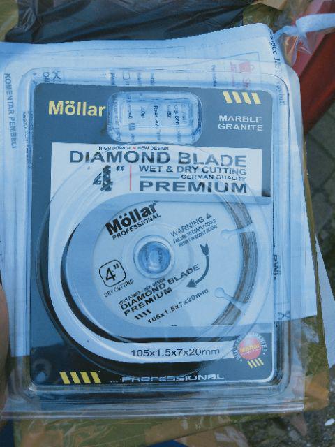 Diamond Blade Wet Mata Gerinda Pisau Keramik Basah Mollar Premium 4