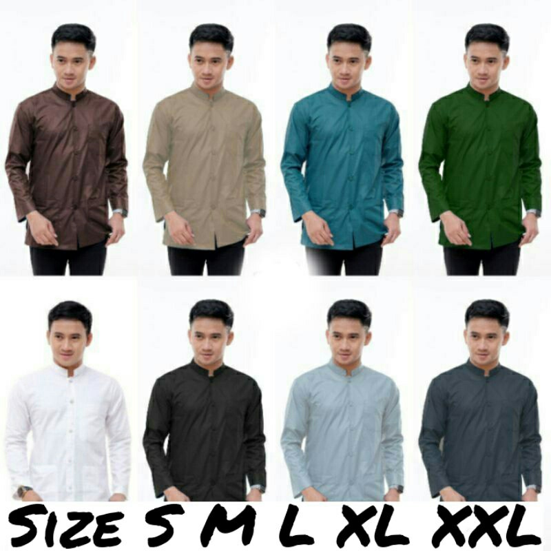 Baju Koko Oemar/elhaddad ammu haibah pakaian pria terbaru grosir termurah terlaris Koko habaib