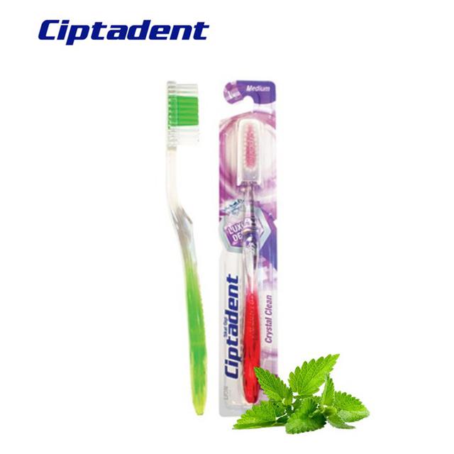 Ciptadent Sikat Gigi Crystal Clean Medium x2 - Gambar 3