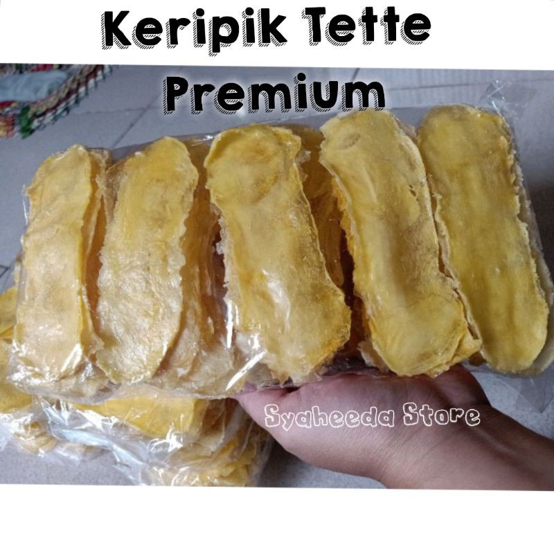 

Keripik Tette Kualitas PREMIUM / Kripik Singkong Mentega Mentah Khas Pamekasan isi 100 keping