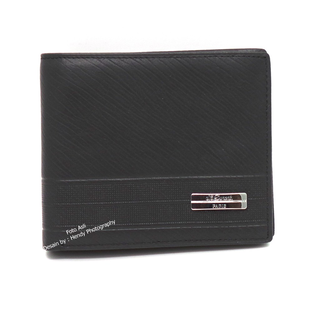 DOMPET PRIA KULIT ASLI IMPORT MURAH LEMBUT | St Dupont 1401D-12 Black