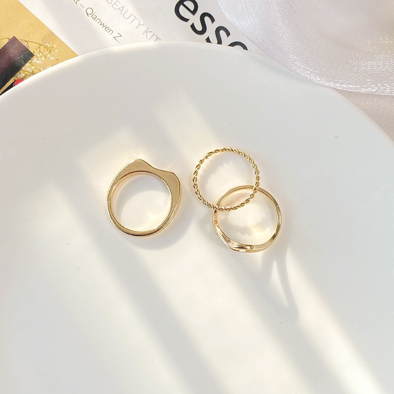 Cincin Model Tiga Potong Untuk Aksesoris