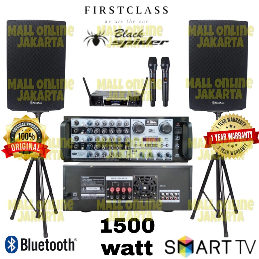 Paket Speaker 15 inch sound system outdoor 1500 watt