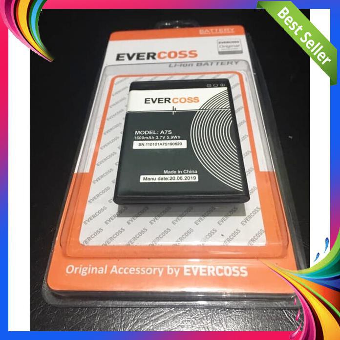 ACC HP BATERAI CROSS EVERCROSS A7S ORIGINAL OEM