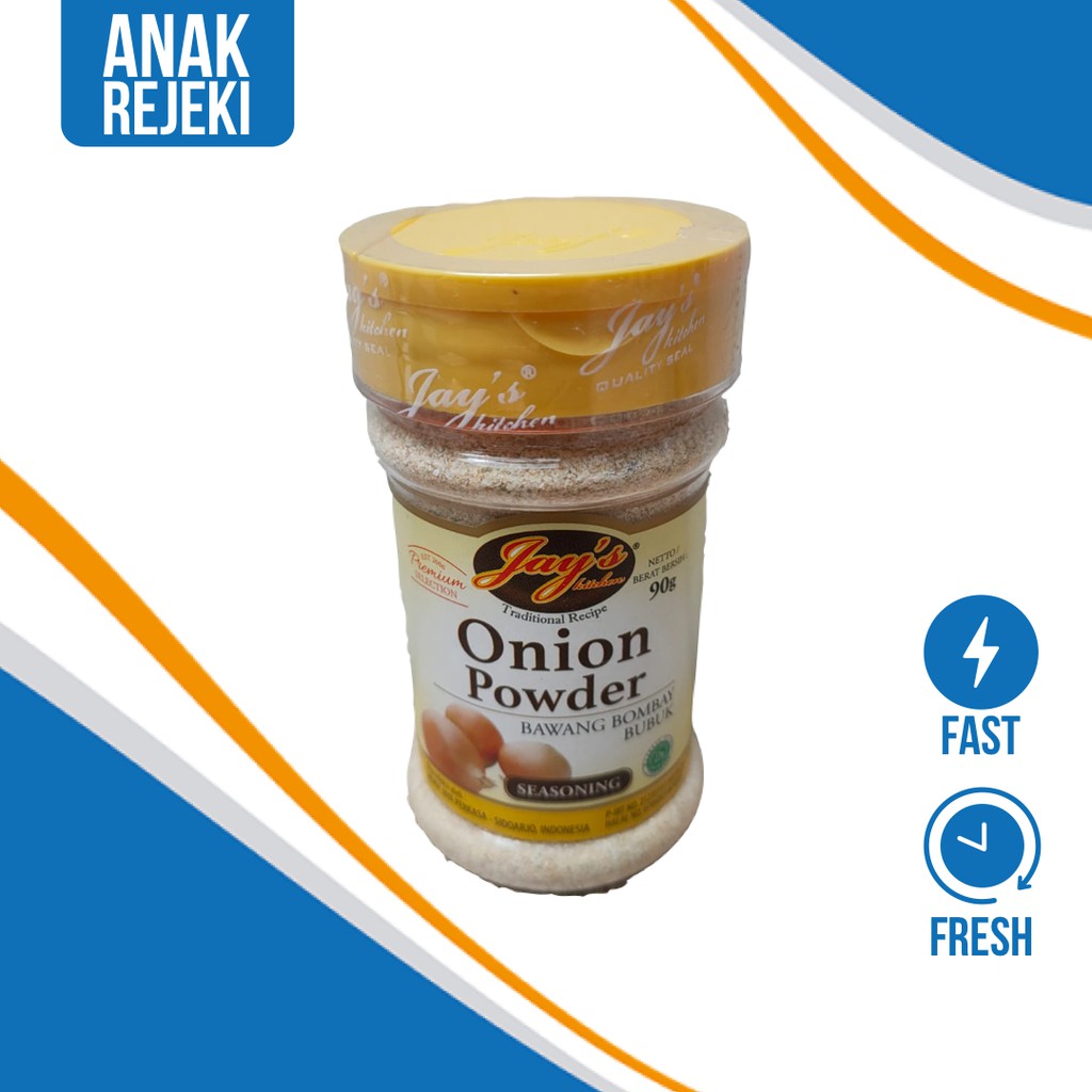 

Jay's Onion Powder 90gr - Jays Bawang Bombay Bubuk Tabur Seasoning Jay