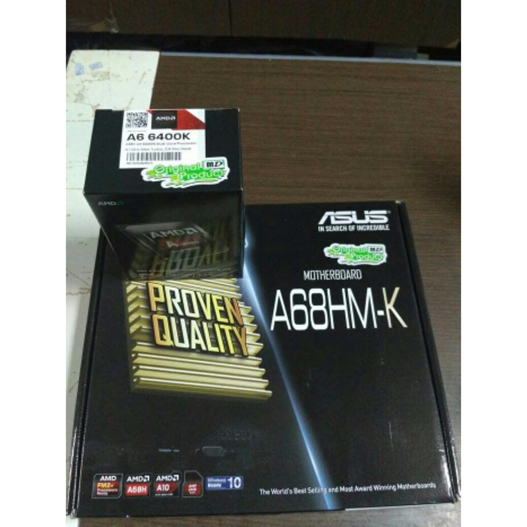Murah Paket Processor AMD A6 6400K Box dan Motherboard Asus A68HM K
